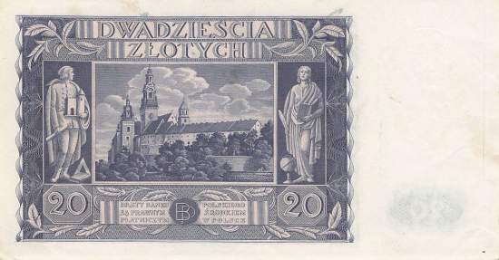 20 Zloty Polen p77 1936
